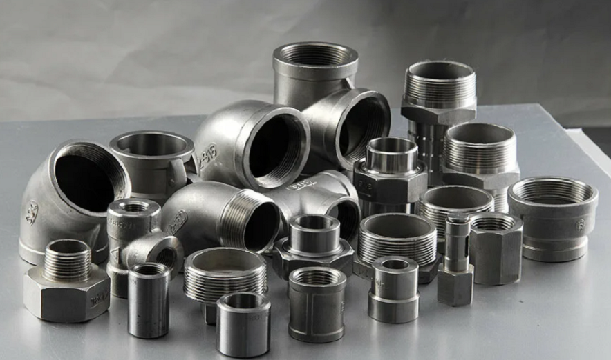 Фитинги для стальной трубы / Steel Pipe Fittings. Фитинги из нержавеющей стали AISI 304. Тройник стальной приварной ду20. Фитинги BSP из нержавеющей стали.